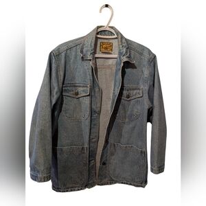 Classic Denim Shirt Jacket for Men